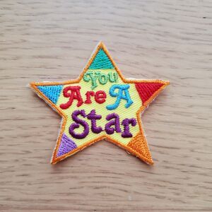 Vintage 90s Girl Scouts You Are A Star Patch